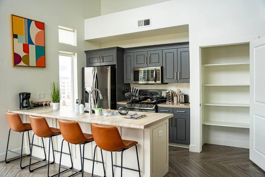 Lux Penthouse Oasis-heart Of Slc Apartment